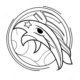 Patriots Logo Coloring Page 9996-8220